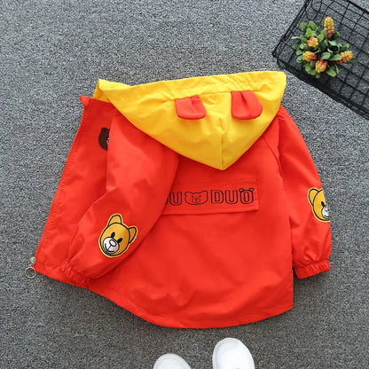 Baby Girls & Boys Hooded Thin Jacket –