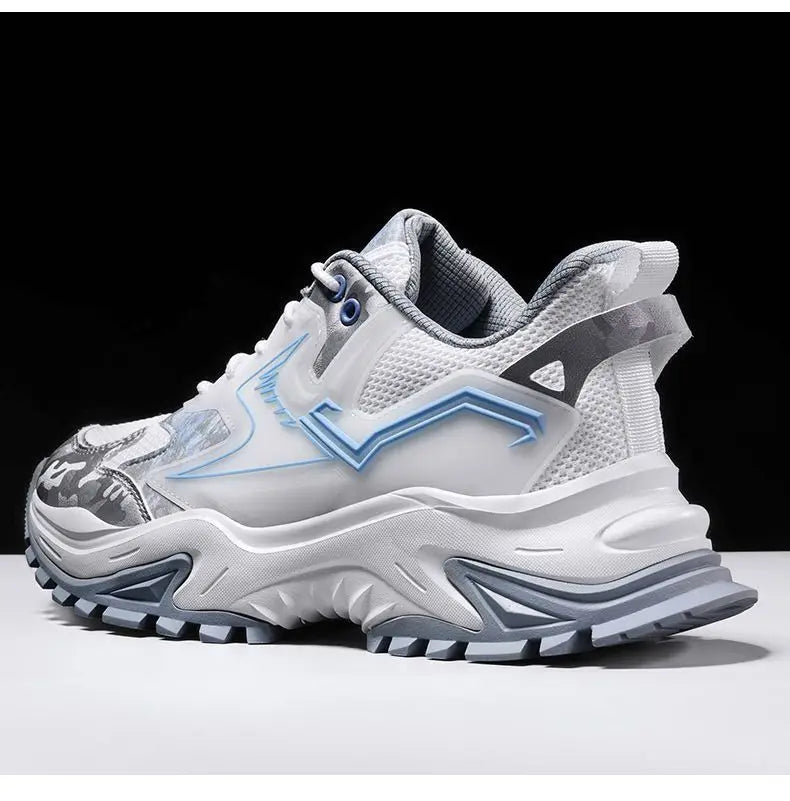 Men Sneakers Breathable Running Shoes 2025 Men Comfortable Black