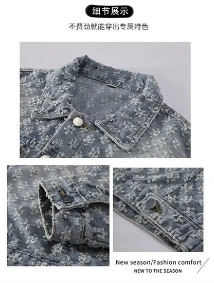Men’s Casual Character-Print Jacket | Spring/Autumn