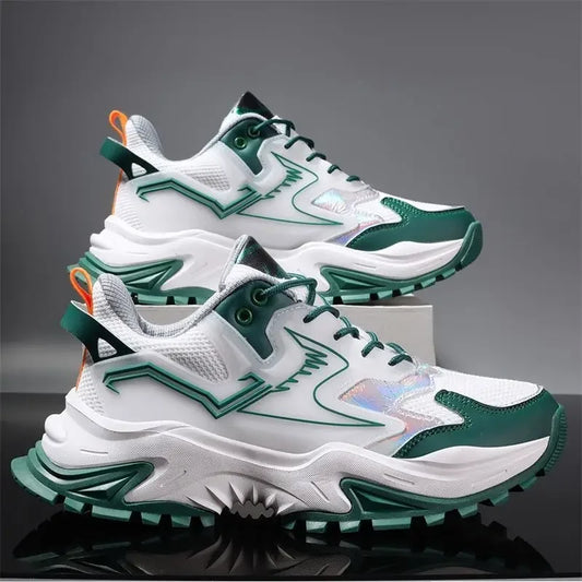 Men Sneakers Breathable Running Shoes 2025 Men Comfortable Black