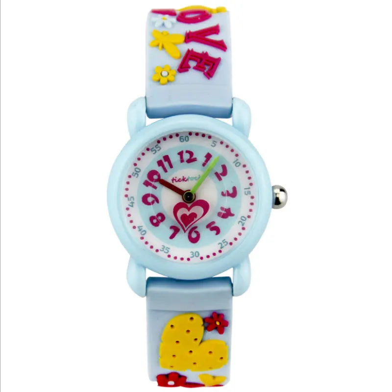 Children's Waterproof Transparent Quartz Watch