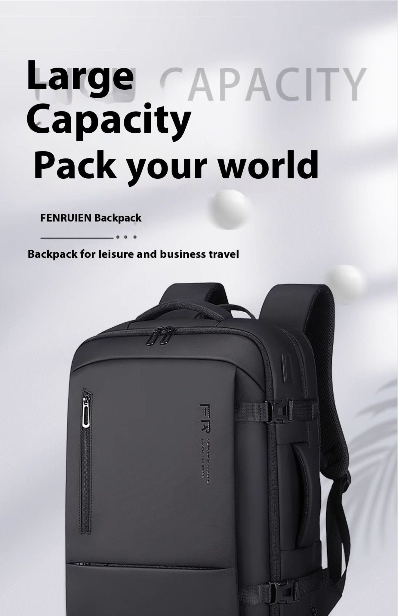 A Large Capacity Backpack For Men's Commuting Travel - SMARTMARTNZ