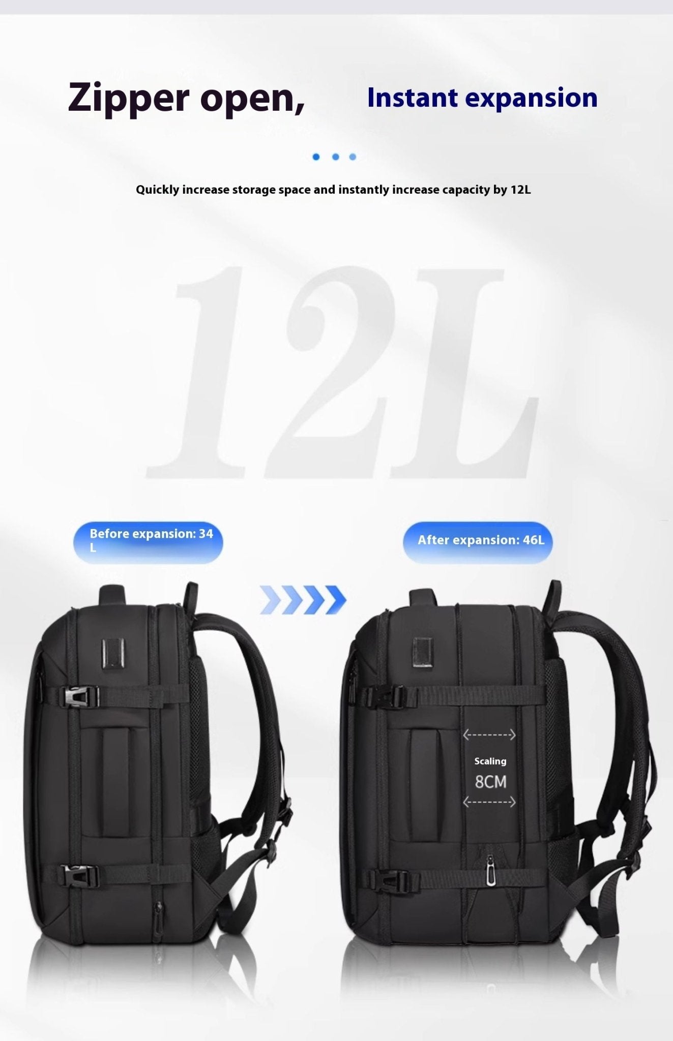 A Large Capacity Backpack For Men's Commuting Travel - SMARTMARTNZ
