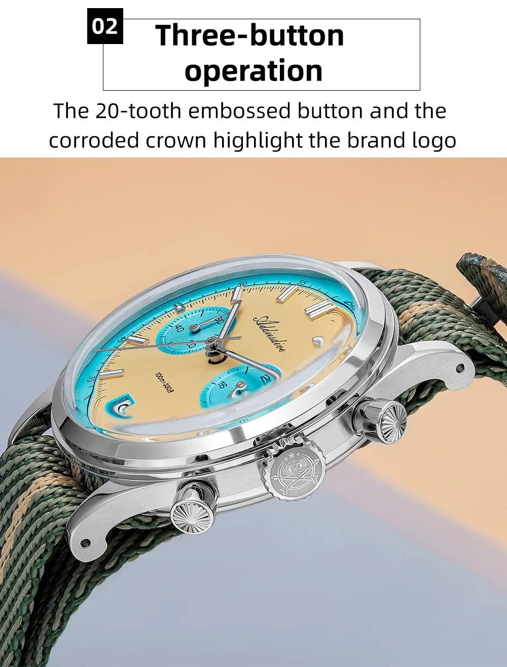 ADDIESDIVE AD2095 Men’s Chronograph Watch - SMARTMARTNZ