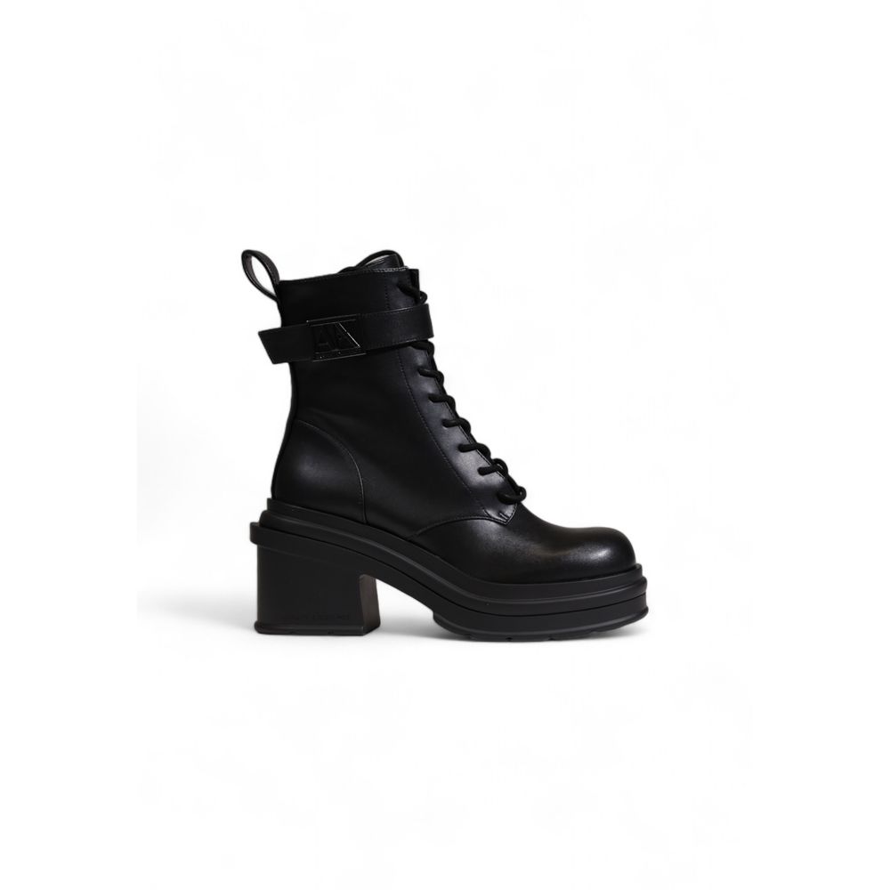 Armani Exchange Black Polyester Boot - SMARTMARTNZ