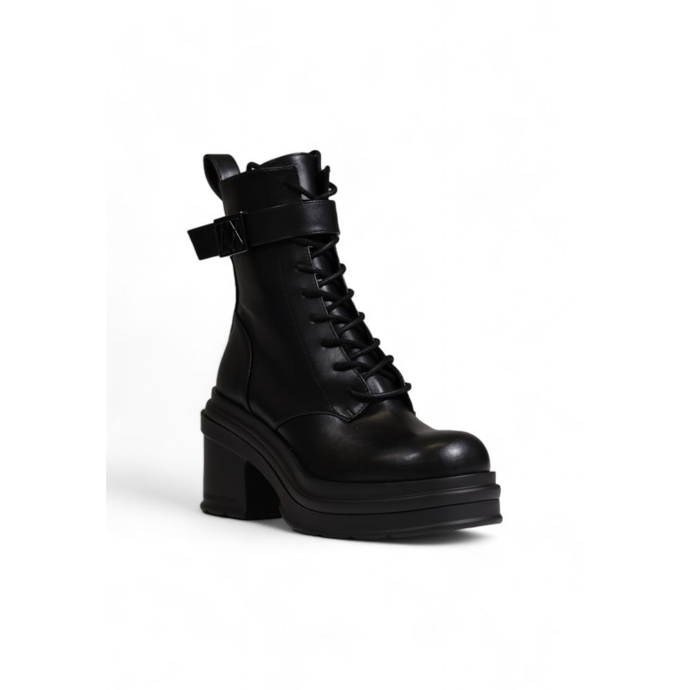 Armani Exchange Black Polyester Boot - SMARTMARTNZ