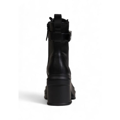 Armani Exchange Black Polyester Boot - SMARTMARTNZ