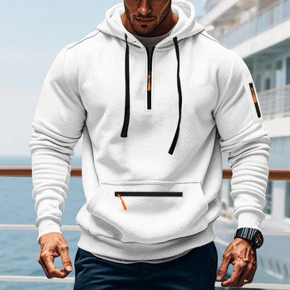 Casual Men’s Sports Cargo Coat – Regular Sleeve