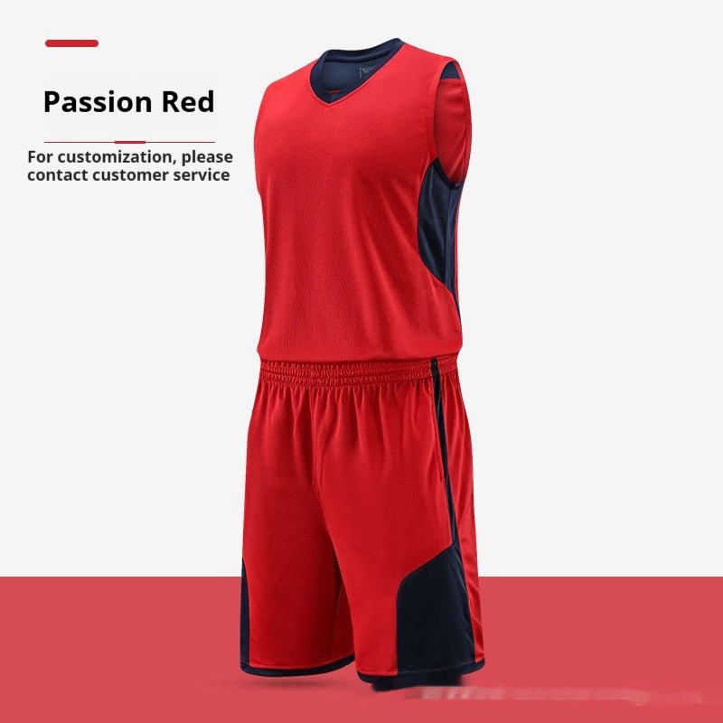 Basketball Wear Suit Training Competition Team Uniform Team Vest Printed Breathable Sports Workout Clothes - SMARTMARTNZ
