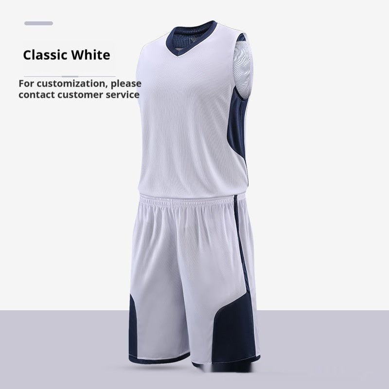 Basketball Wear Suit Training Competition Team Uniform Team Vest Printed Breathable Sports Workout Clothes - SMARTMARTNZ