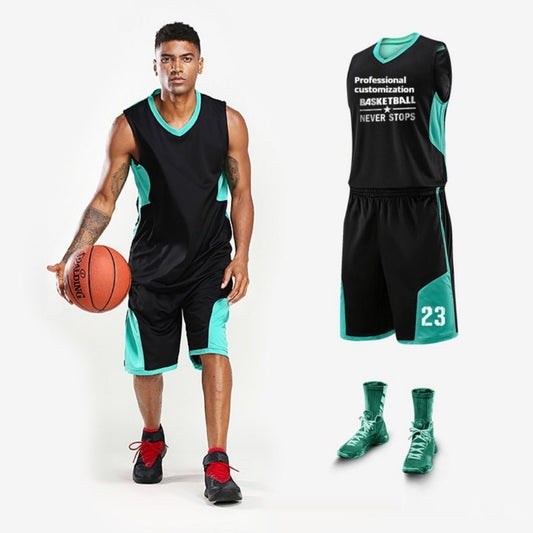 Basketball Wear Suit Training Competition Team Uniform Team Vest Printed Breathable Sports Workout Clothes - SMARTMARTNZ