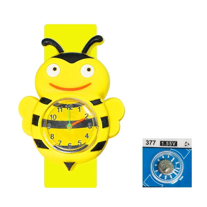 Beautiful Butterfly, Bee & Ladybug Slap Watches – Waterproof Silicone Wrist Watch for Kids & Toddlers - SMARTMARTNZ