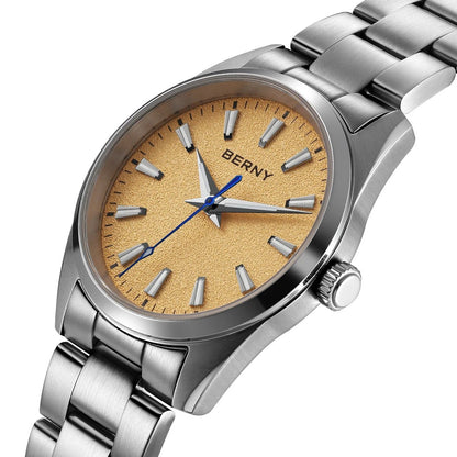 BERNY Men’s Luminous Sapphire Quartz Watch - SMARTMARTNZ