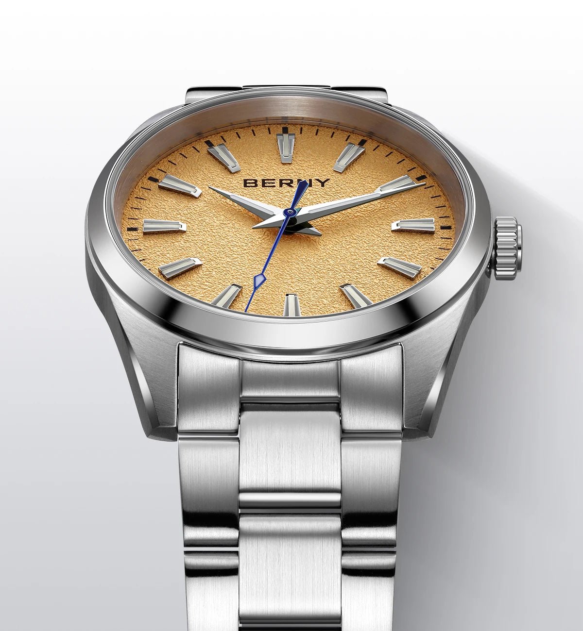 BERNY Men’s Luminous Sapphire Quartz Watch - SMARTMARTNZ