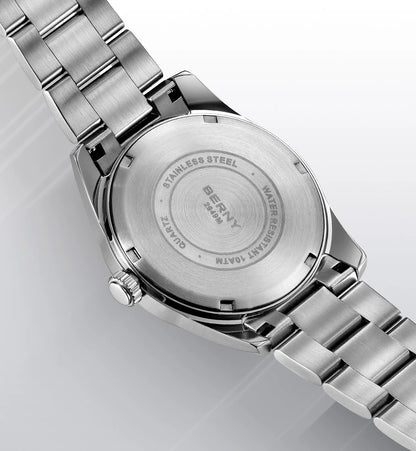 BERNY Men’s Luminous Sapphire Quartz Watch - SMARTMARTNZ