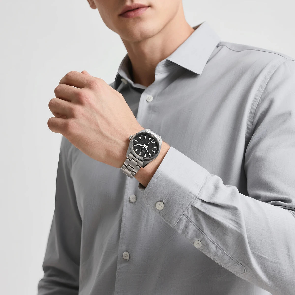 BERNY Men’s Luminous Sapphire Quartz Watch - SMARTMARTNZ
