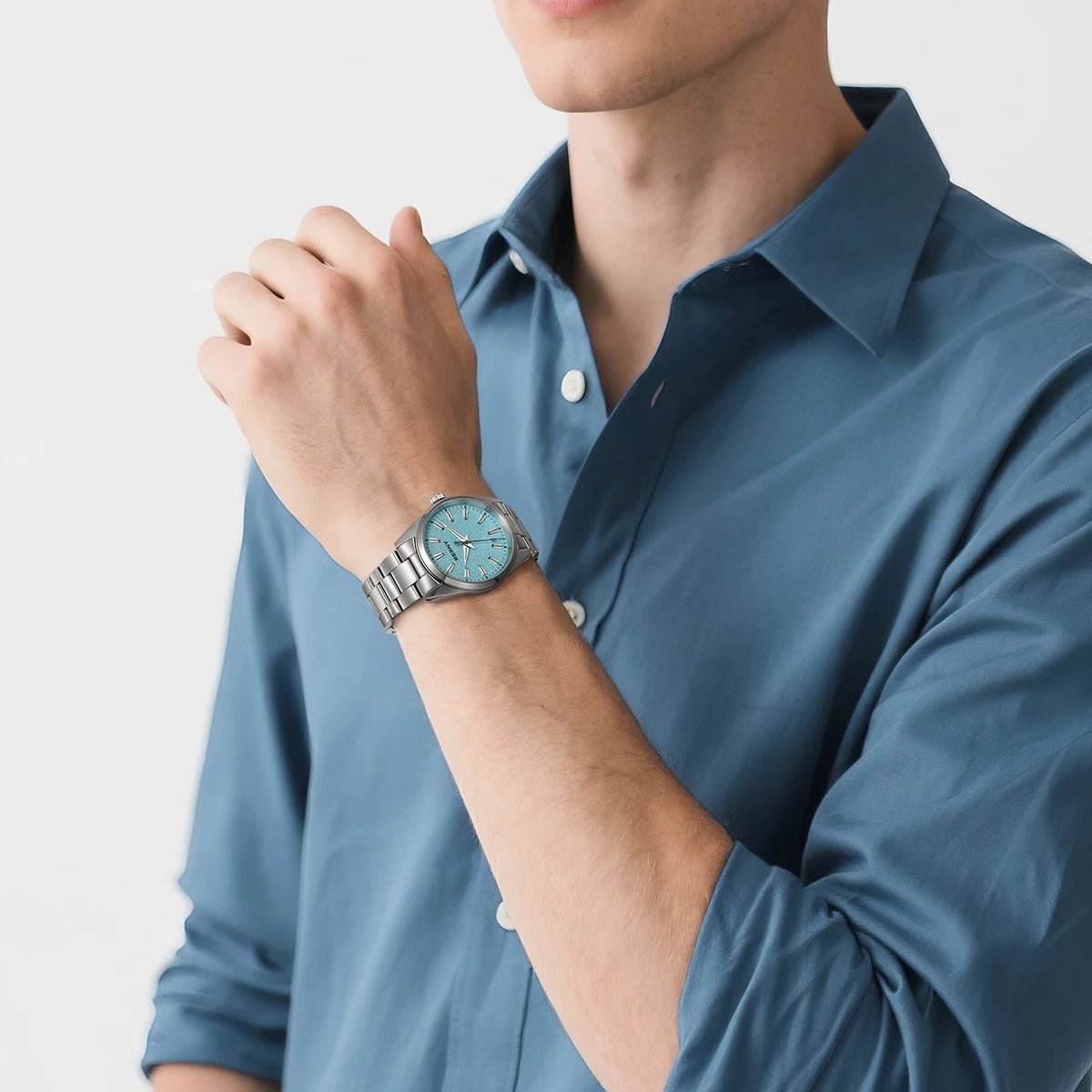 BERNY Men’s Luminous Sapphire Quartz Watch - SMARTMARTNZ