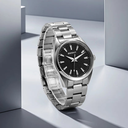 BERNY Men’s Luminous Sapphire Quartz Watch - SMARTMARTNZ