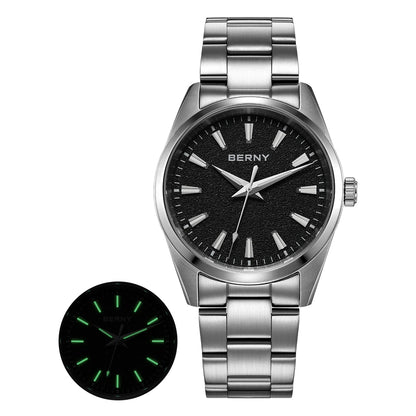 BERNY Men’s Luminous Sapphire Quartz Watch - SMARTMARTNZ