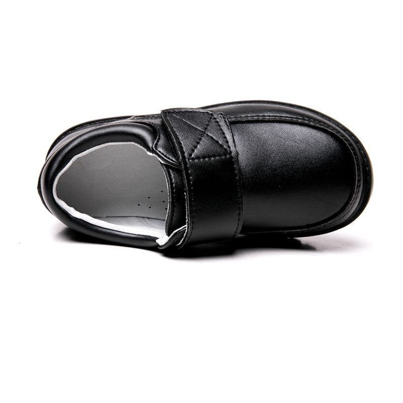 Boys’ Black British - Style Leather School Shoes – Classic, Comfortable & Easy Fit - SMARTMARTNZ