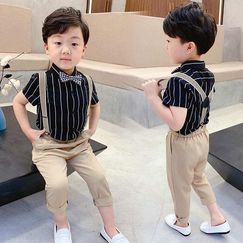 Boys Children's Performance Clothes Overalls Flower Dress - SMARTMARTNZ