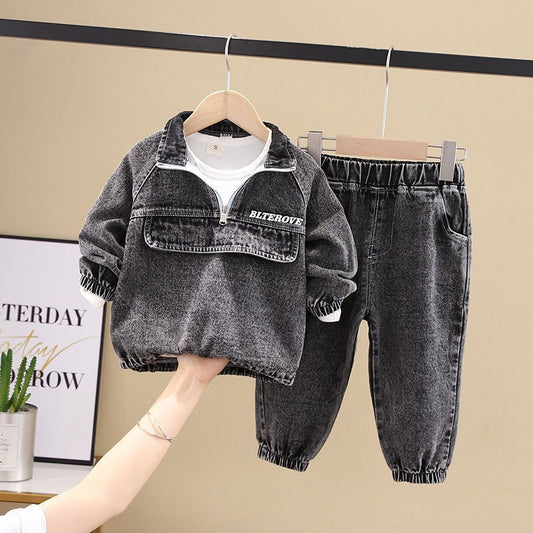 Boys Spring Clothing New Clothes Fashionable Handsome Children's Clothing - SMARTMARTNZ