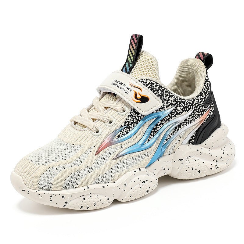 Boys’ Vintage - Style Mesh Sneakers – Breathable & Lightweight - SMARTMARTNZ
