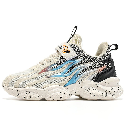 Boys’ Vintage - Style Mesh Sneakers – Breathable & Lightweight - SMARTMARTNZ
