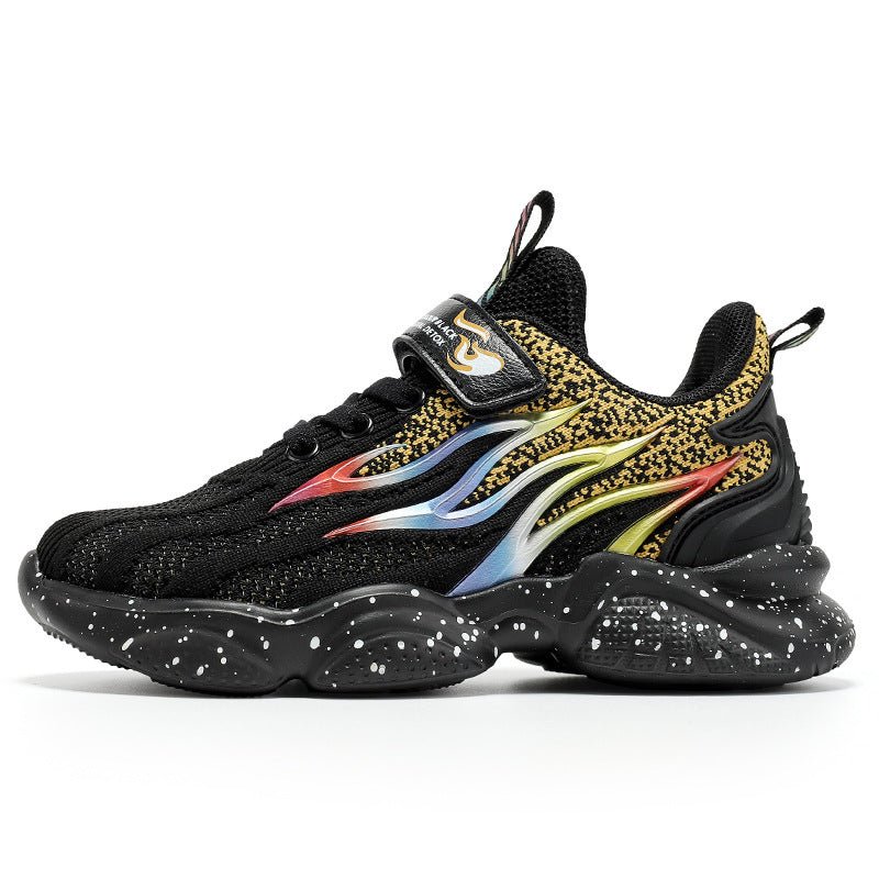 Boys’ Vintage - Style Mesh Sneakers – Breathable & Lightweight - SMARTMARTNZ