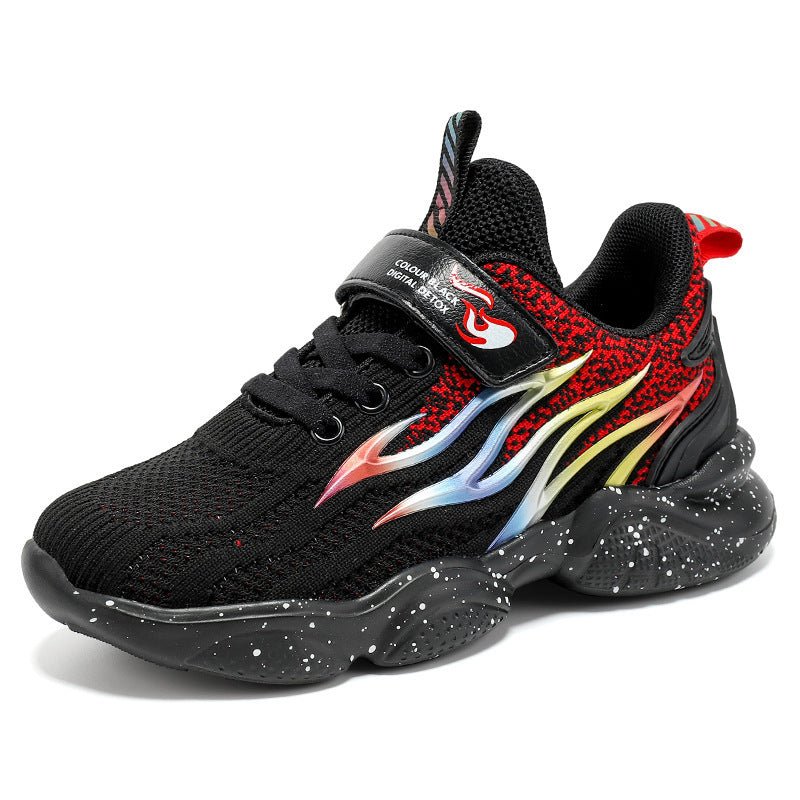 Boys’ Vintage - Style Mesh Sneakers – Breathable & Lightweight - SMARTMARTNZ