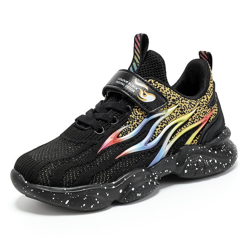 Boys’ Vintage - Style Mesh Sneakers – Breathable & Lightweight - SMARTMARTNZ