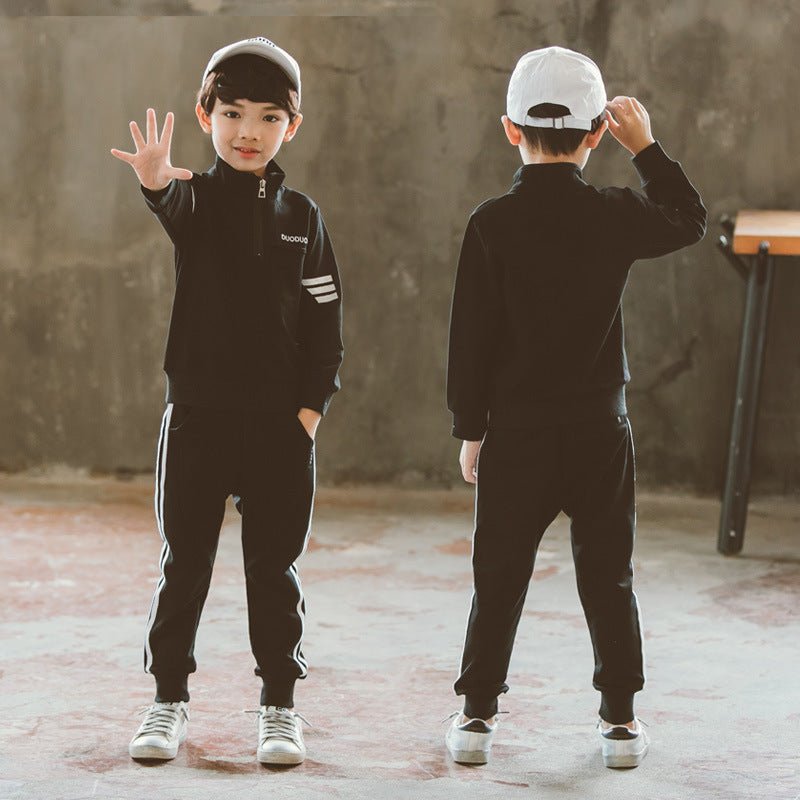 Boys'New Spring Garment in Two Kids' Leisure Sports Kids'Spring School Garments - SMARTMARTNZ