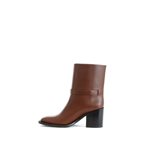 Burberry Brown Leather Boot - SMARTMARTNZ