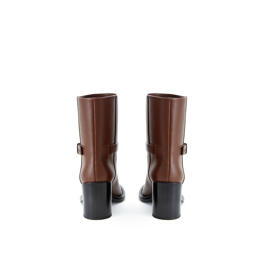 Burberry Brown Leather Boot - SMARTMARTNZ