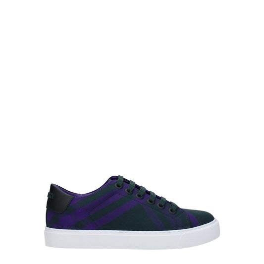 Burberry Green Fabric Sneakers - SMARTMARTNZ