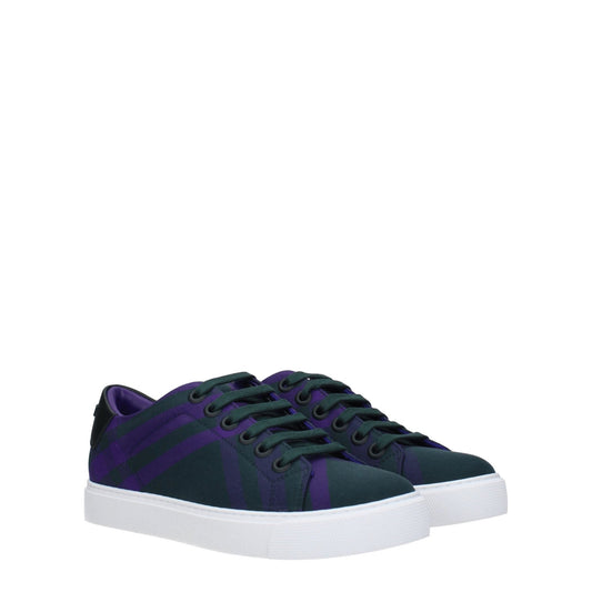 Burberry Green Fabric Sneakers - SMARTMARTNZ