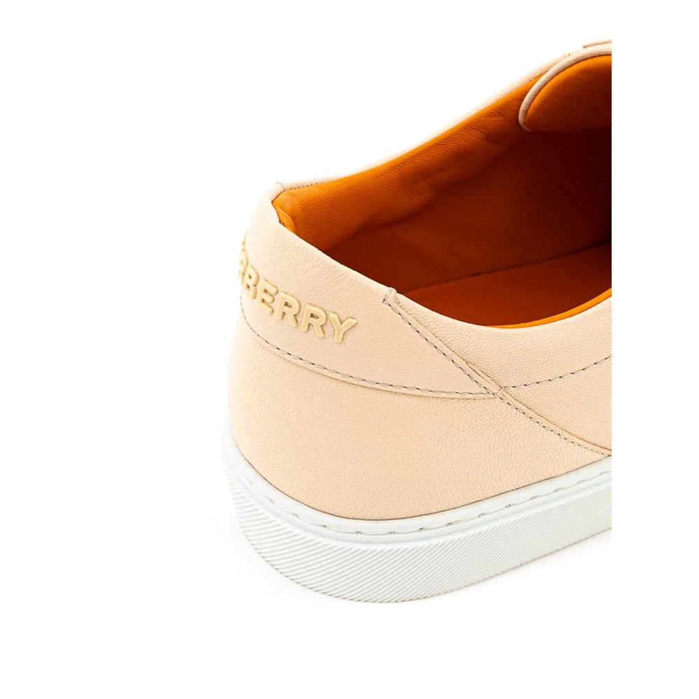 Burberry Pink Leather Sneaker - SMARTMARTNZ