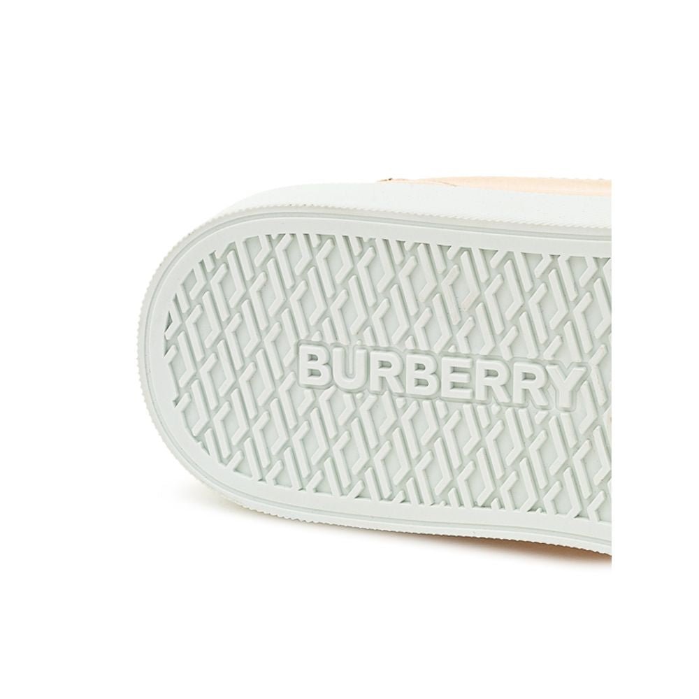 Burberry Pink Leather Sneaker - SMARTMARTNZ