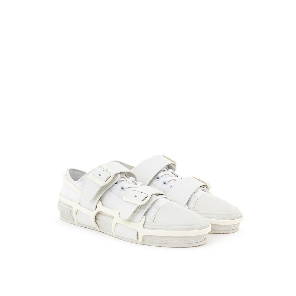 Burberry White Cotton Sneaker - SMARTMARTNZ