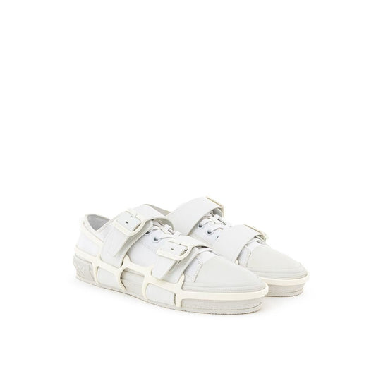 Burberry White Cotton Sneaker - SMARTMARTNZ