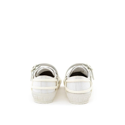 Burberry White Cotton Sneaker - SMARTMARTNZ