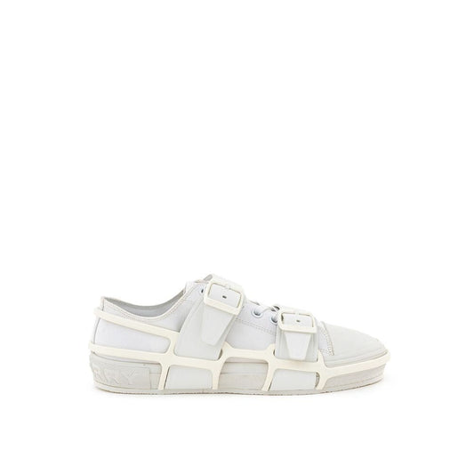 Burberry White Cotton Sneaker - SMARTMARTNZ