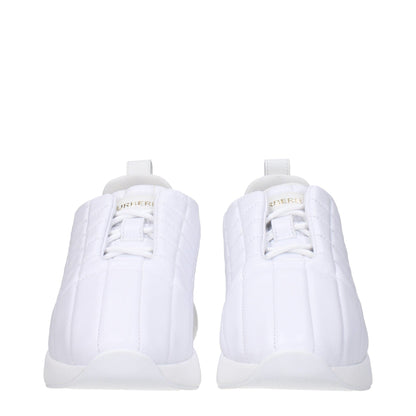 Burberry White Leather Sneakers - SMARTMARTNZ