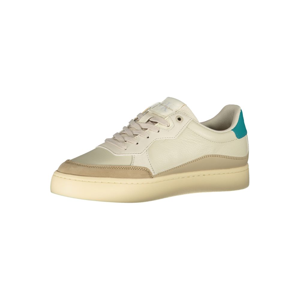 Calvin Klein Beige Polyester Sneaker - SMARTMARTNZ