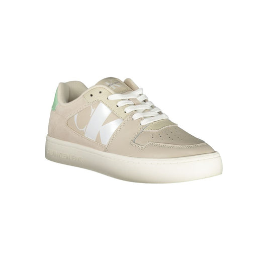Calvin Klein Beige Polyester Sneaker - SMARTMARTNZ