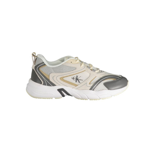 Calvin Klein Beige Polyester Sneaker - SMARTMARTNZ