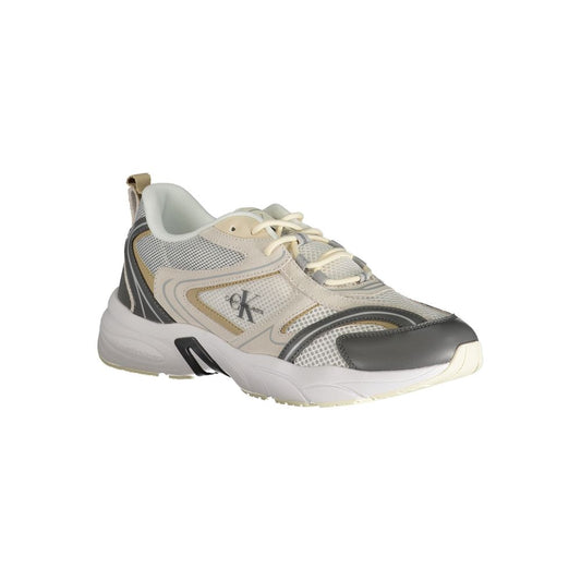 Calvin Klein Beige Polyester Sneaker - SMARTMARTNZ