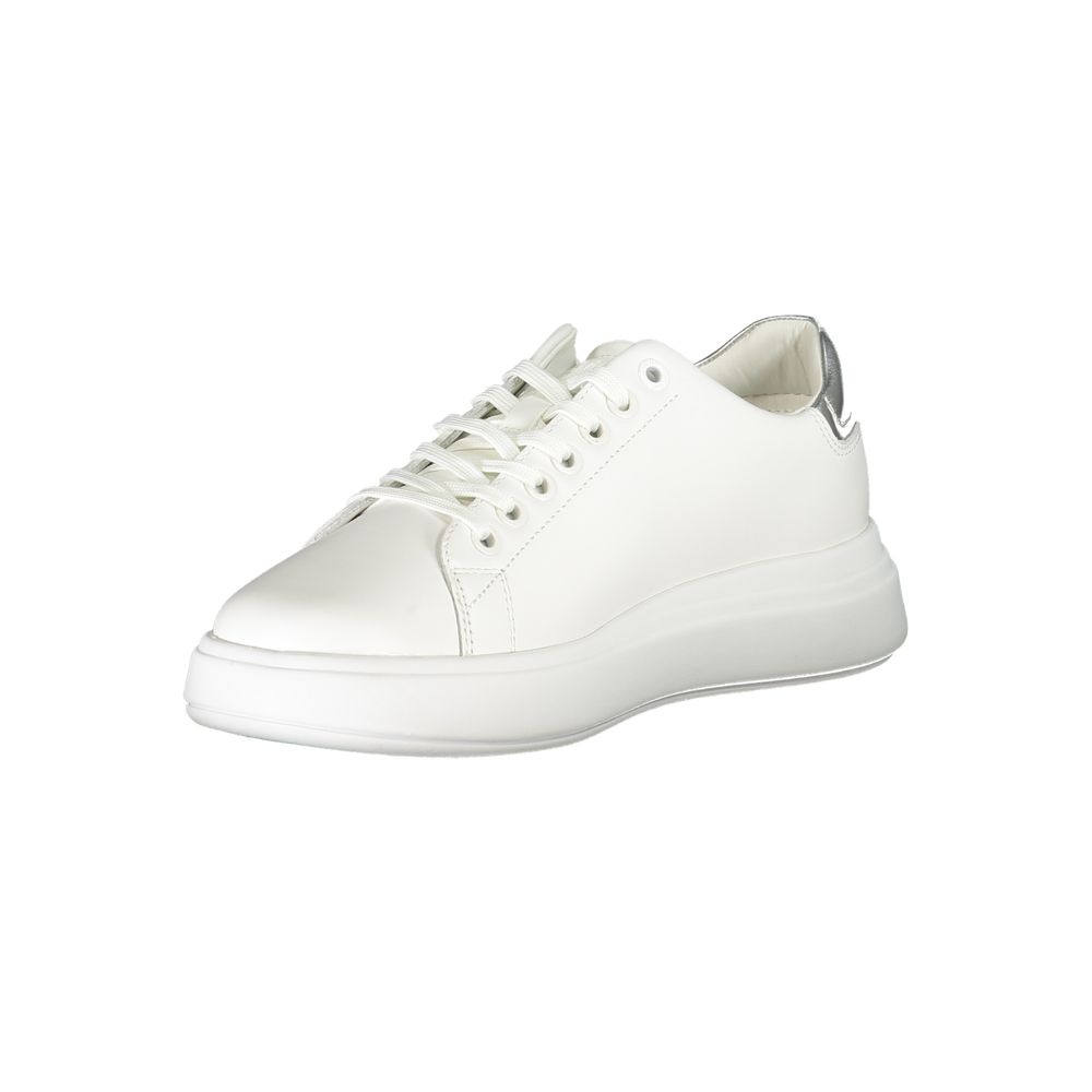 Calvin Klein Chic White Sneakers with Contrast Details - SMARTMARTNZ