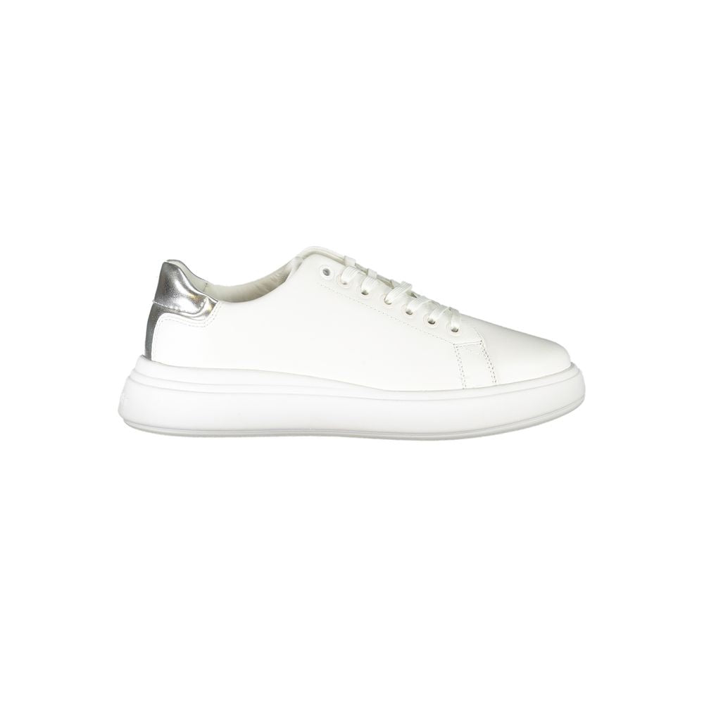 Calvin Klein Chic White Sneakers with Contrast Details - SMARTMARTNZ