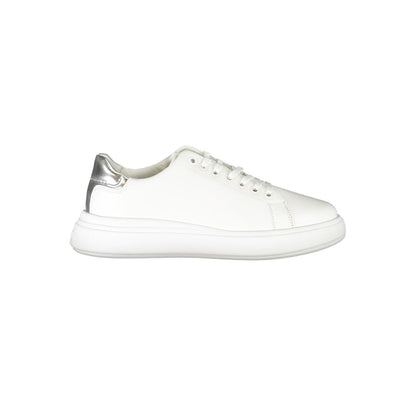 Calvin Klein Chic White Sneakers with Contrast Details - SMARTMARTNZ